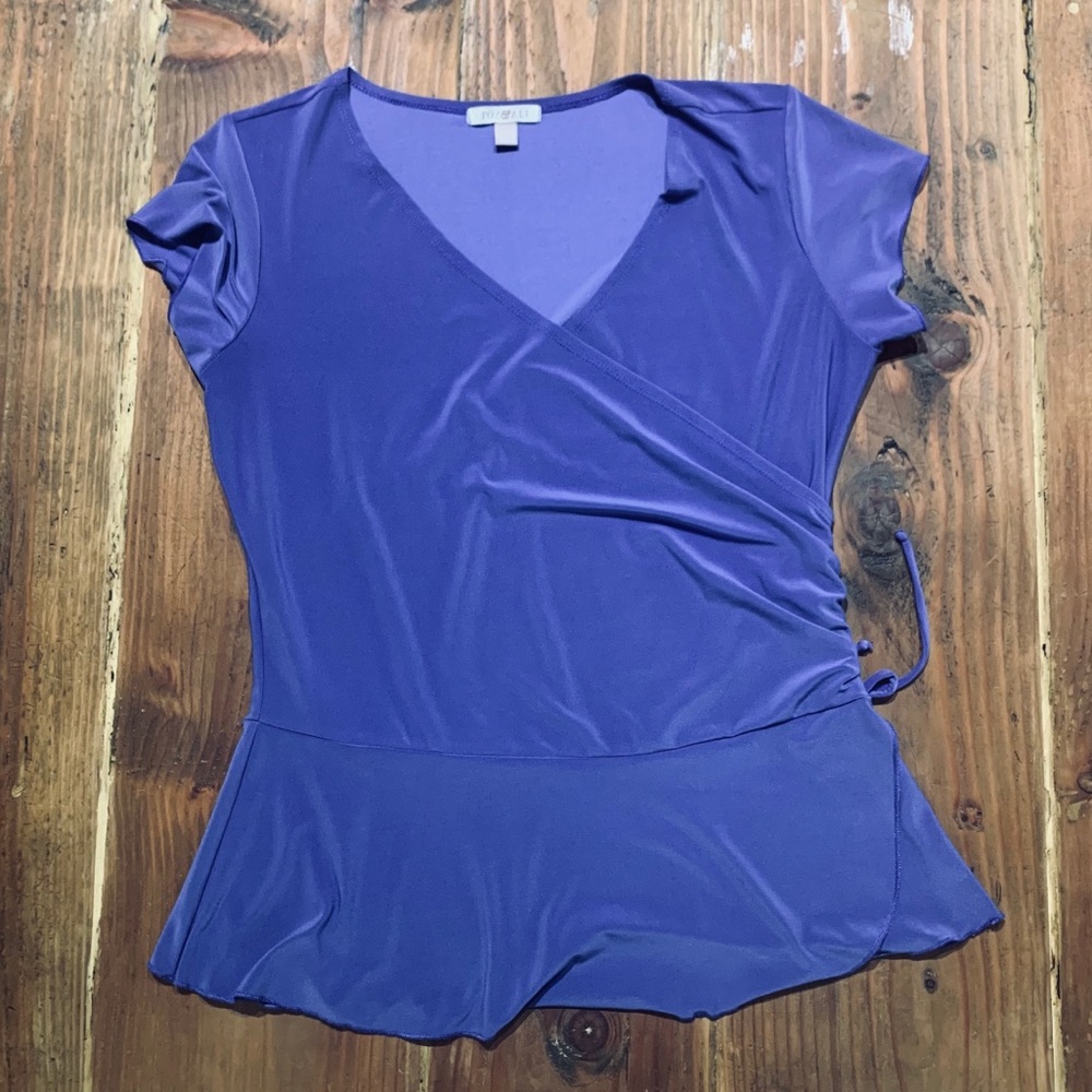 Roz & Ali blouse top, short sleeve